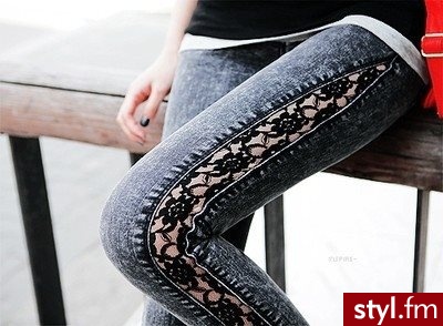 Jeansy Spodnie Moda