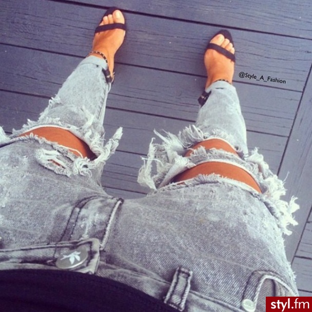 Jeansy Spodnie Moda