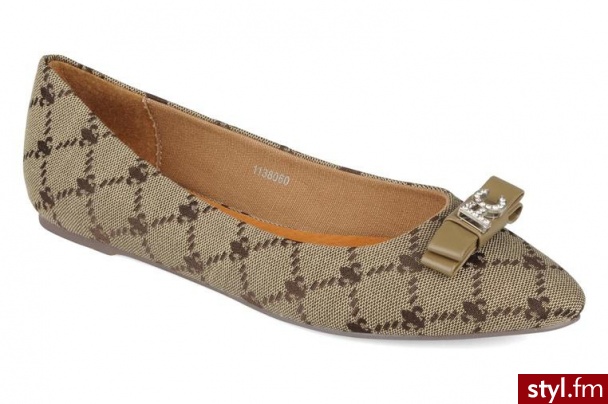 Friis &amp; company BALERINKI ZUZANNE BY FRIIS &AMP; COMPANY (Beżowy) - Balerinki Buty Moda
