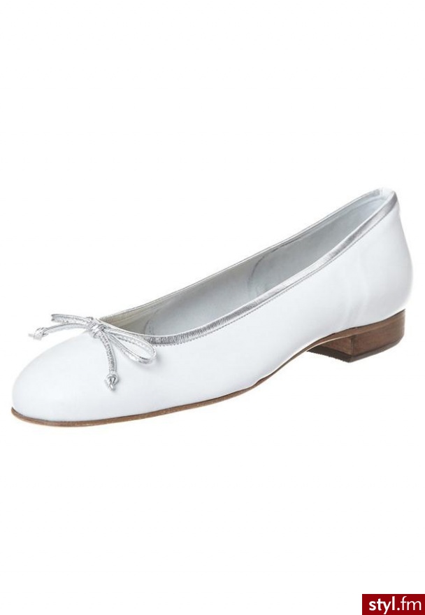 Gabriele DOLLY Baleriny biały - Balerinki Buty Moda