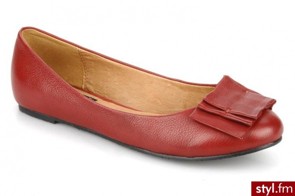 Bertie BALERINKI PAGET BY BERTIE (Bordowy) - Balerinki Buty Moda