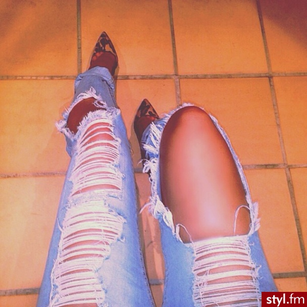 Jeansy Spodnie Moda
