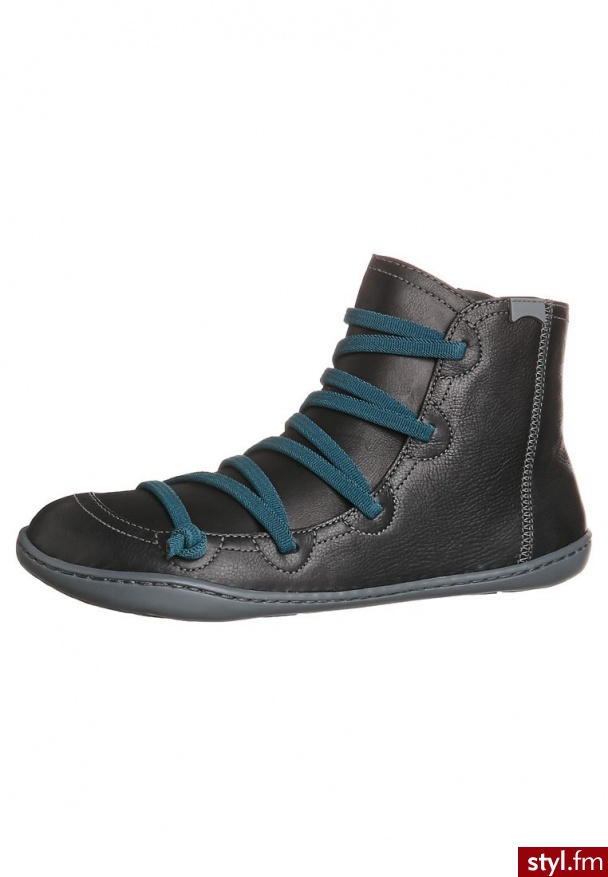 Camper PEU CAMI Botki sznurowane czarny (46104-040) - Botki Buty Moda