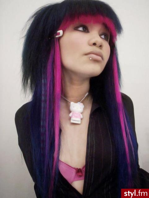 scene hairstyle - EMO Alternatywne Średnie Fryzury