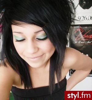 EMO Alternatywne Średnie Fryzury