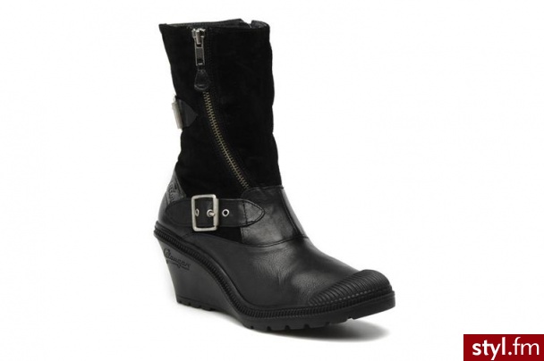 Pataugas PÓŁBUTY I BOTKI GAROU W BY PATAUGAS (Czarny) - Botki Buty Moda