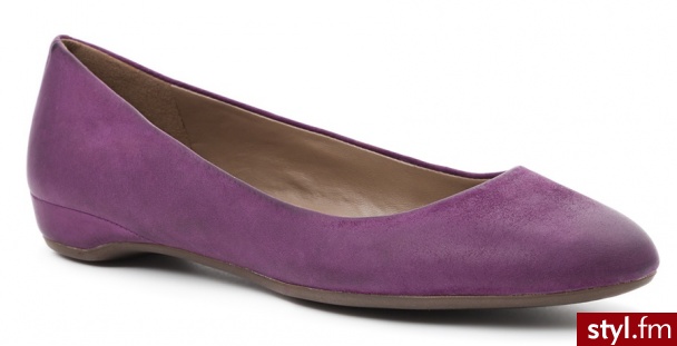 Mary Aubergine Starbuck BALERINY FIOLETOWY - Balerinki Buty Moda