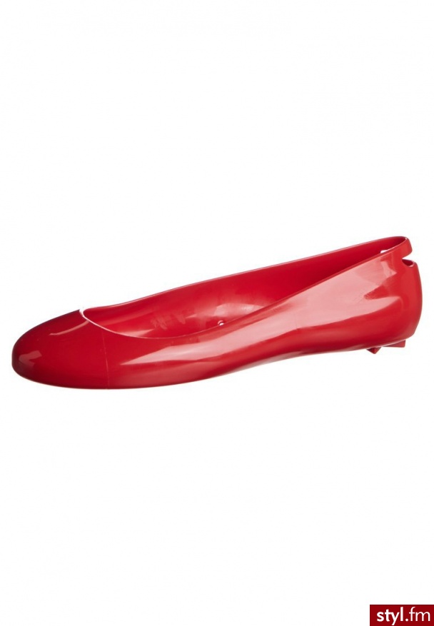 Kartell GLUE CINDERELLA Baleriny czerwony Glue Cinderella - Balerinki Buty Moda