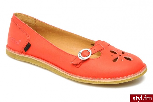 Kickers Balerinki KICK BALLERINE by (Różowy) - Balerinki Buty Moda