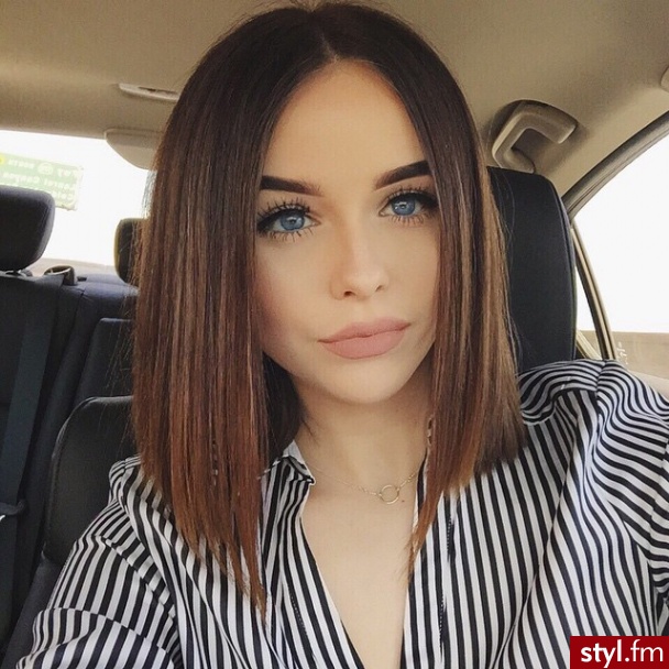 Średnie Fryzury