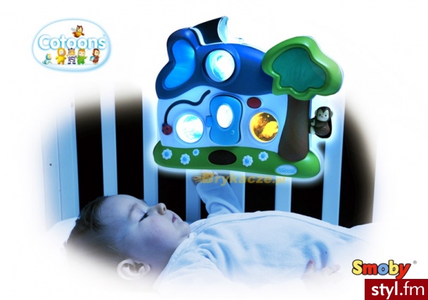 Smoby Cotoons Projektor Interaktywny Domek Lampka Z Pozytywka (211023) - Dziecko