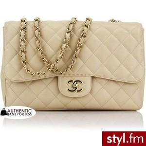 CHANEL - 2010 Chanel Beige Clair Classic Flap Caviar Purse (... - Polyvore. Pobrano ze strony: http://www.polyvore.com/chanel_2010_chanel_beige_clair/thing?id=16776111 - Pozostałe Torebki Moda