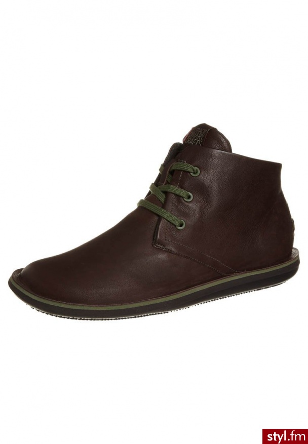 Camper Botki sznurowane brązowy (36530) - Botki Buty Moda