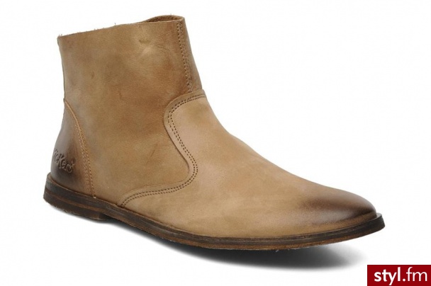 Kickers PÓŁBUTY I BOTKI ROXANNA BY (Brązowy) - Botki Buty Moda