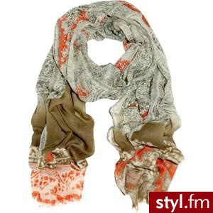 Paisley-print cashmere scarf - Etro - Polyvore. Pobrano ze strony: http://www.polyvore.com/paisley-print_cashmere_scarf/thing?id=31570391 - Pozostałe Dodatki Moda