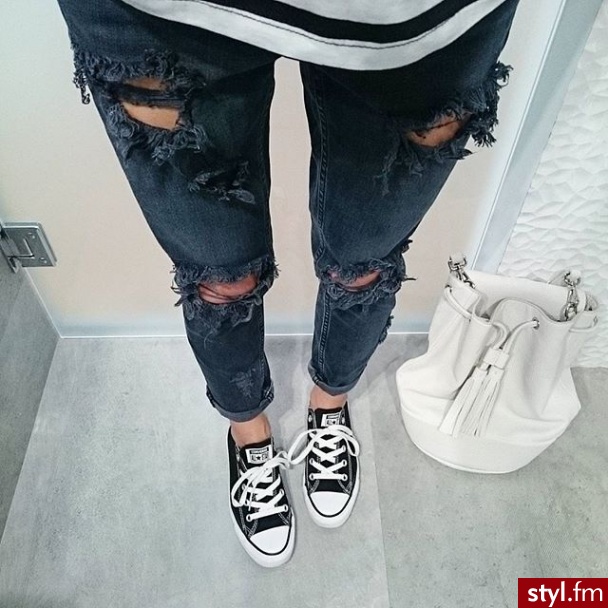 Jeansy Spodnie Moda