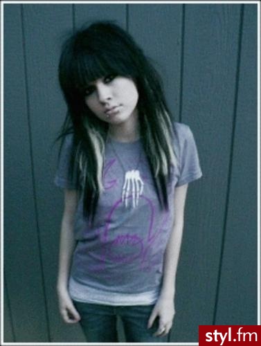 EMO Alternatywne Średnie Fryzury