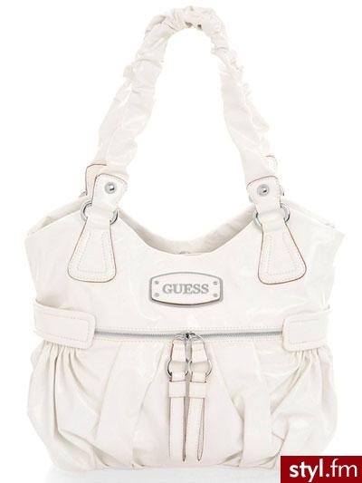 Biała torebka firmy Guess - 128$ - Pozostałe Torebki Moda