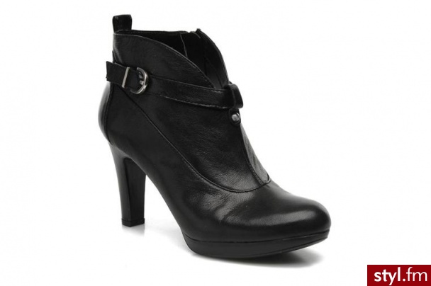Naturalizer PÓŁBUTY I BOTKI ILEANA BY NATURALIZER (Czarny) - Botki Buty Moda