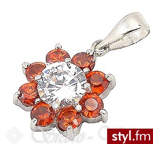 Violette Srebrna zawieszka stokrotka B0792 925 - Wisiorki Biżuteria Moda
