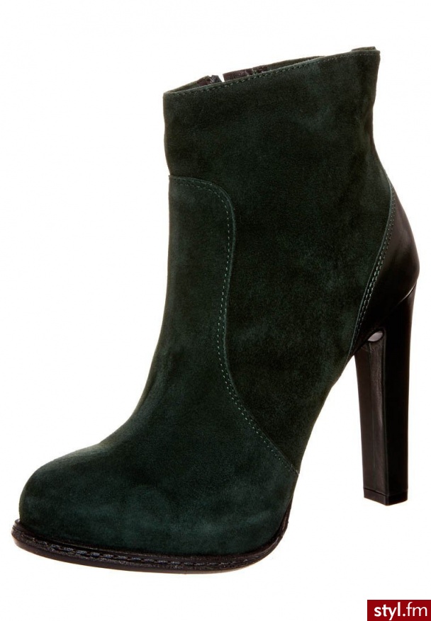 Mai Piu Senza Botki na platformie zielony (274350) - Botki Buty Moda