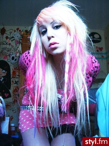 EMO Alternatywne Średnie Fryzury