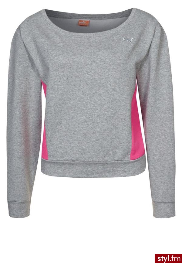 Puma MOVE SWEAT TOP Bluza szary - Bluzy Ciuchy Moda