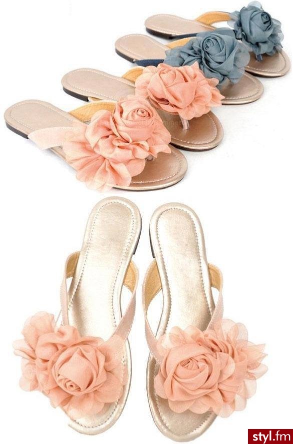 Klapki Buty Moda
