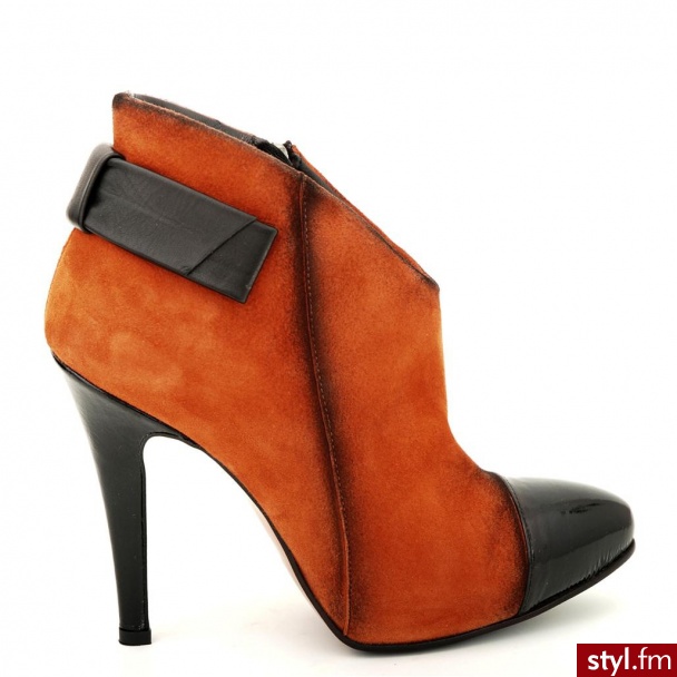 Venezia BOTKI NA PLATFORMIE 7915 ORANNER - Botki Buty Moda