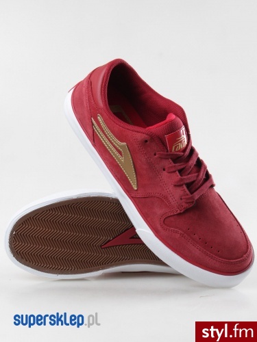 Lakai Buty Carroll 5 (dk red) 45 Odcienie czerwieni Skate - Pozostałe Buty Moda