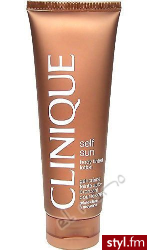 Clinique Body Tinted Lotion Medium/Deep - Kremowo-zelowy samoopalacz do ciala 125 ml - Body Bielizna Moda