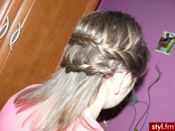 Blond Warkocze Kręcone Na co dzień Średnie Fryzury
