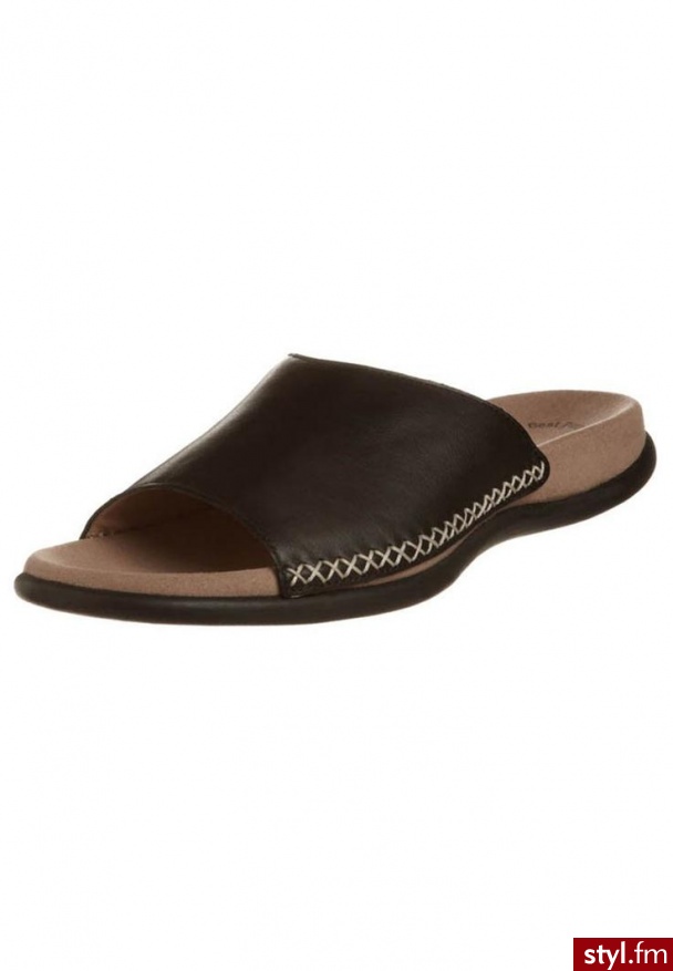 Gabor Klapki czarny (63.705) - Klapki Buty Moda