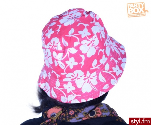Czapka hawajska różowa - Nakrycia głowy Dodatki Moda