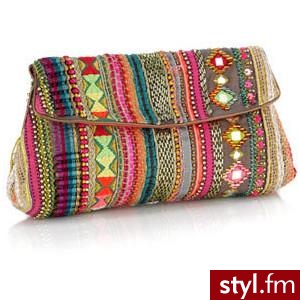 Monsoon Accessorize - Nikki Multi Braid Mexicana Clutch Bag - Polyvore. Pobrano ze strony: http://www.polyvore.com/monsoon_accessorize_nikki_multi_braid/thing?id=15976604 - Pozostałe Torebki Moda