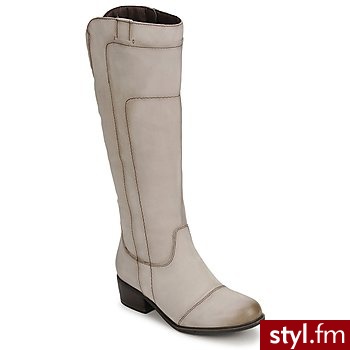 Jana BUTY RAYZOU TAUPE - Kozaki Buty Moda