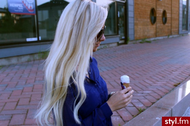 Blond Rozpuszczone Proste Na co dzień Długie Fryzury