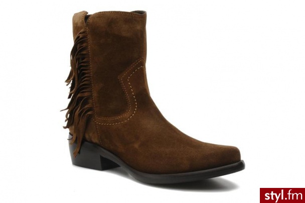 Coco et abricot PÓŁBUTY I BOTKI CHIARA BY COCO ET ABRICOT (Brązowy) - Botki Buty Moda