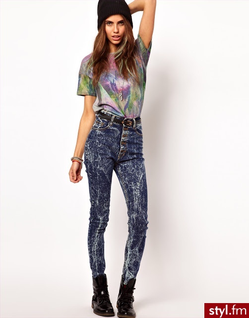 Jeansy Spodnie Moda