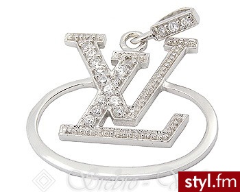 Violette Srebrna zawieszka LV B0538 - Wisiorki Biżuteria Moda
