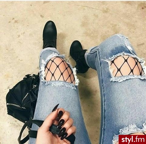 Jeansy Spodnie Moda