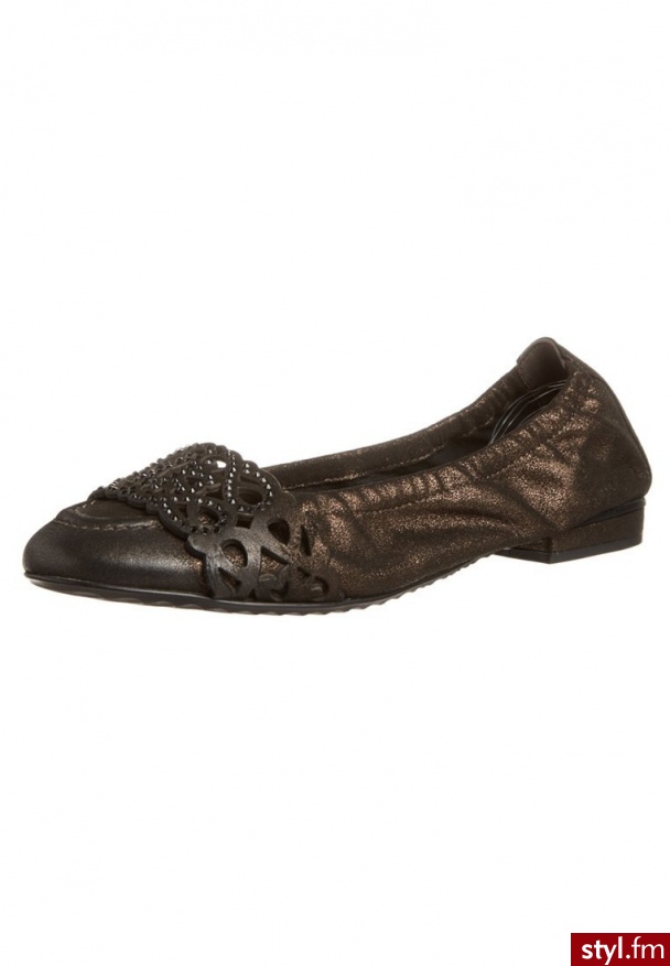 Kennel + Schmenger Kennel + Schmenger MALU Baleriny złoty (61 91560) - Balerinki Buty Moda