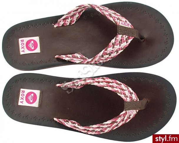 ROXY klapki 2012 NINA 38 NEON BERRY DAMSKIE - Klapki Buty Moda