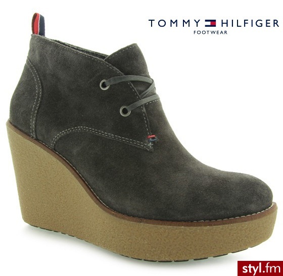 Tommy Hilfiger WINNIE PEWTER - Botki Buty Moda