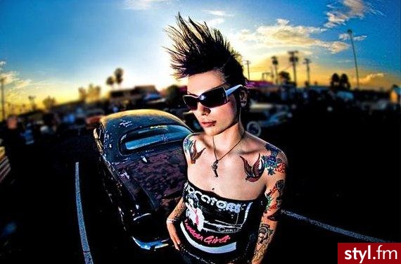 Punk Rock Alternatywne Średnie Fryzury