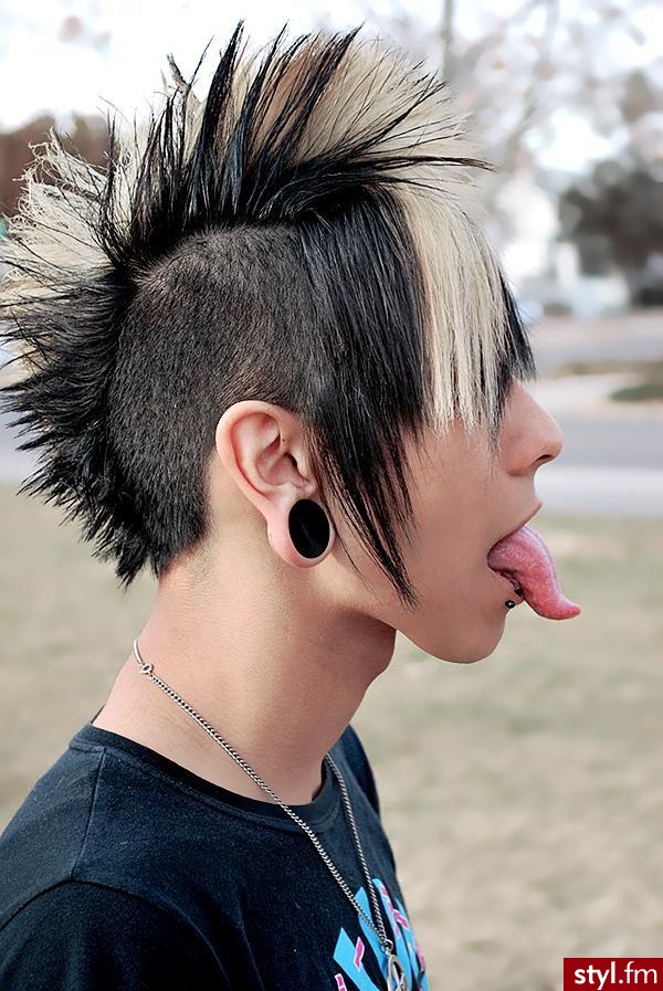 <3 - Punk Rock Alternatywne Średnie Fryzury