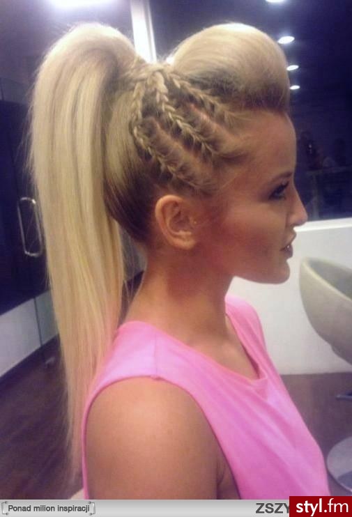 Blond Upięcie Proste Na co dzień Długie Fryzury