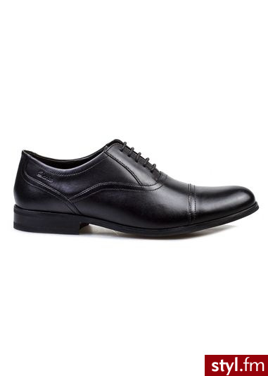 Półbuty klasyczne CLARKS brint cap - Półbuty Buty Moda