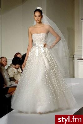 Kolekcja ślubna na wiosnę 2009. Oscar de la Renta - Suknie ślubne Ślub Moda