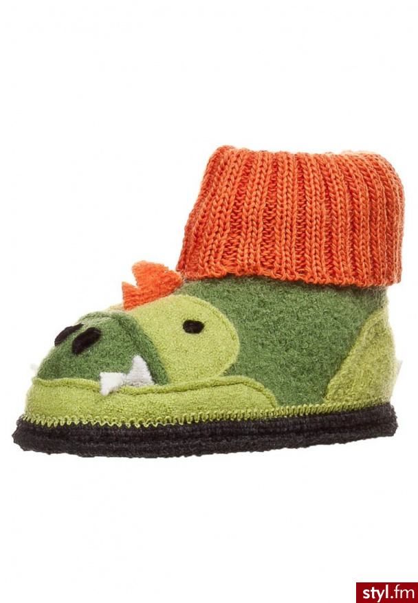 STUPS Kapcie zielony - Pozostałe Buty Moda